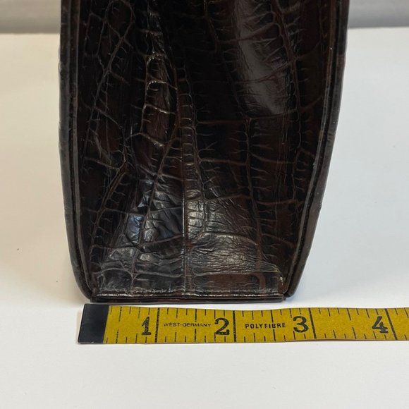 Vintage Gold Line 1960's genuine alligator handbag - Picture 5 of 13